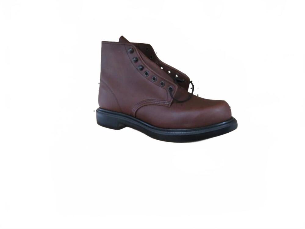 NEW RED WING SHOES men's lace-up boots in brown